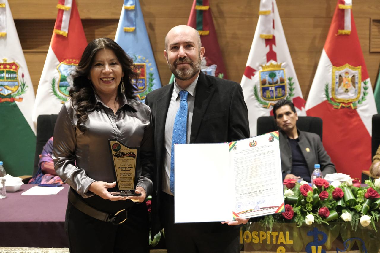 Grupo Forno recibe el prestigioso galardón «Chuquiago Marka» en honor a su trayectoria centenaria
